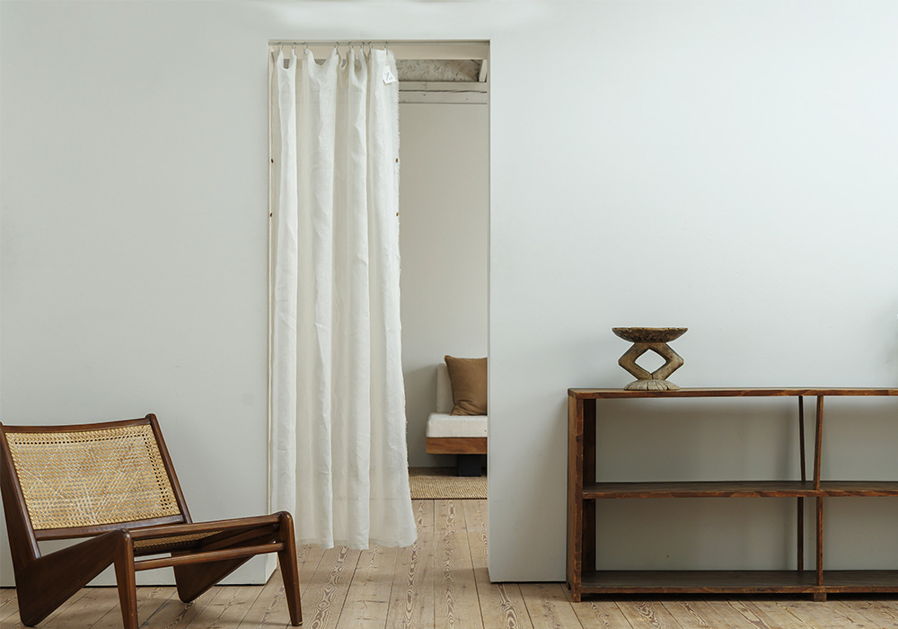 突っ張り棒カーテン