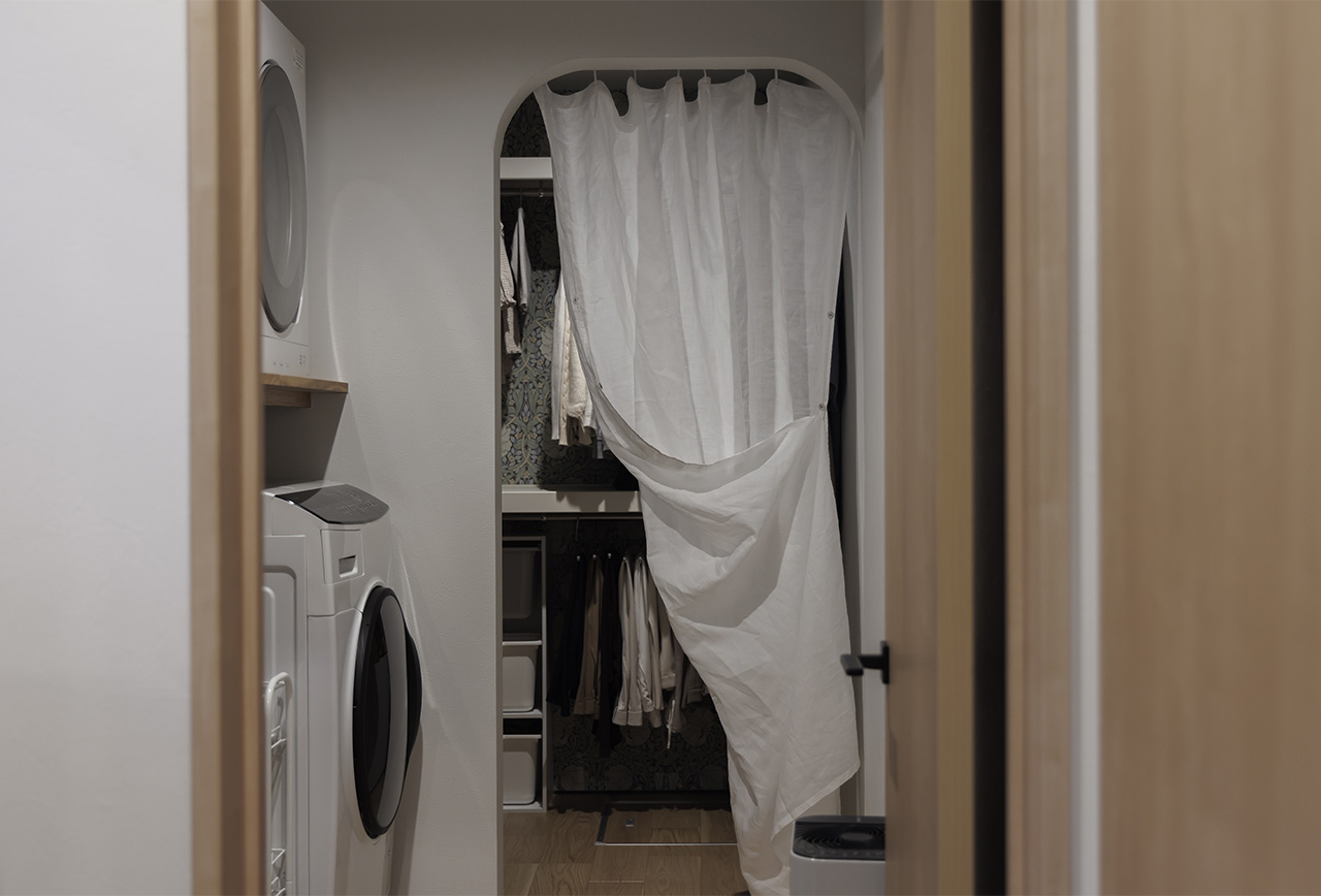 間仕切りカーテン・目隠しカーテン madomo　麻ラミー100％カーテン